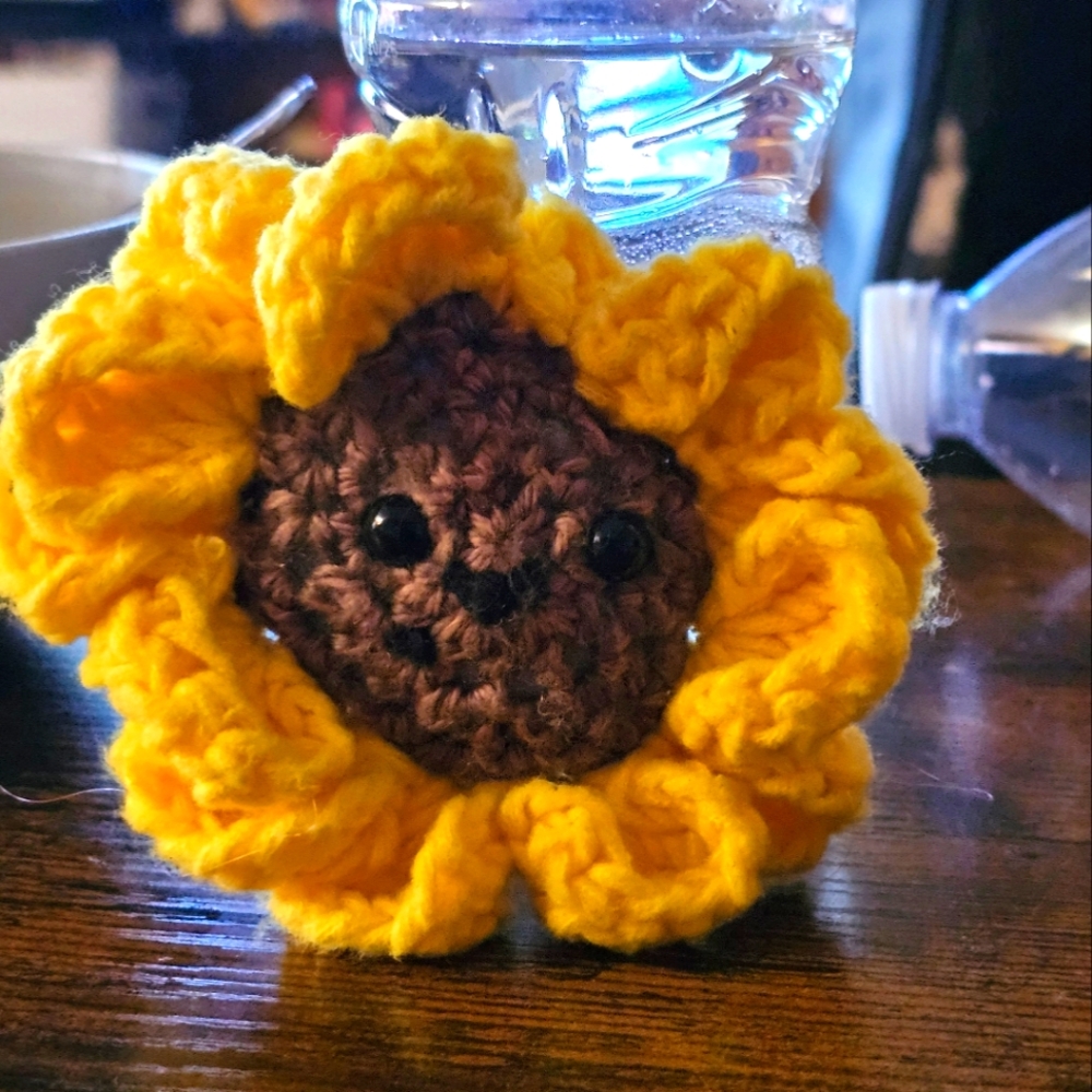 Sunflower Keychain